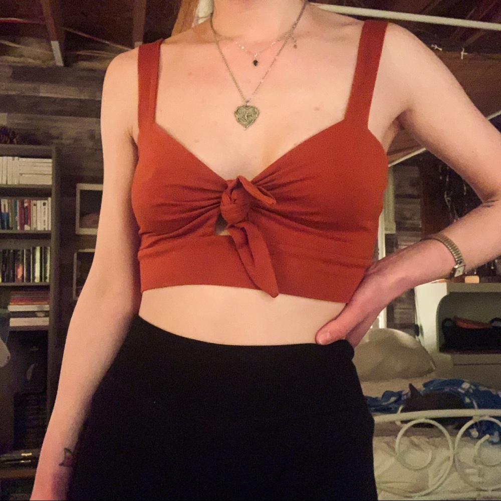 Sweetheart neckline seamless Burnt Orange Brami